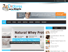 Tablet Screenshot of doctoresdelaalegria.org